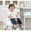 imageRegalo My Little 2in1 Booster Seat and Grow with Me Floor Seat with Removable Feeding Tray Indoor and Outdoor Activity Chair PurpleGray