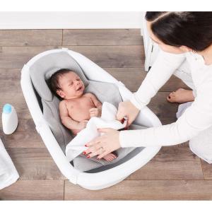 imagePotty Seat Trainer with Step Ladder Soft Cushioned Seat Adjustable Collapsible for Storage3in1 Bath Tub