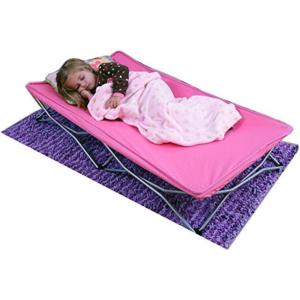 imageRegalo My Cot Portable Toddler Bed Royal Blue  48x24x9 Inch Pack of 1Pink
