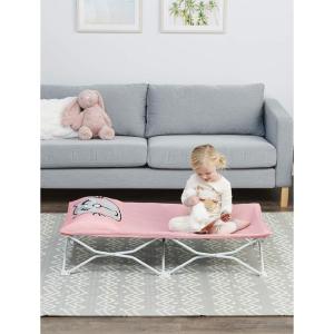 imageRegalo My Cot Portable Toddler Bed Royal Blue  48x24x9 Inch Pack of 1Small Single  Pink