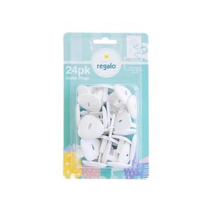 imageHome Safety Outlet Cover Plug 24 Pack AwardWinning Brand Babyproofing Essential White