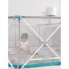 imageRegalo My Portable Play Yard Extra Large Deluxe with Removable Pad Indoor and Outdoor Bonus Kit Teal 8Panel