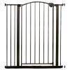 imageRegalo Home Accents Extra Tall Gate Includes Two 4Inch Extension Kit Extends to 395quot Includes 4 Pack Pressure Mount Kit and 4 Pack Wall Mount Kit Bronze395 Inches